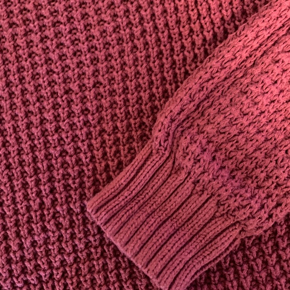 Maroon Knit Sweater - Picture 2 of 3